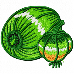 Watermelon Embroidery Design 4